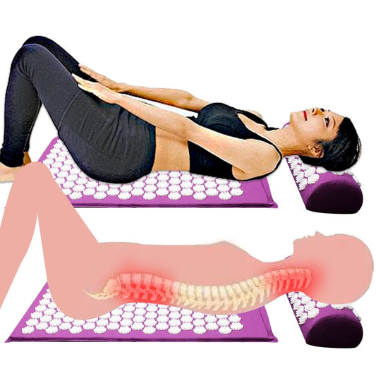 RelaxPress – Acupressuur Yogamat en Kussenset