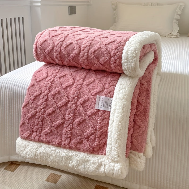 Stijlvolle Omkeerbare Fleece Deken voor Ultiem Comfort en Warmte