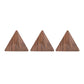Creative Coasters – Zwart Walnoot in Unieke Vormen