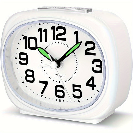 TravelTime Clock – Stille Wekker met LED Nachtlicht