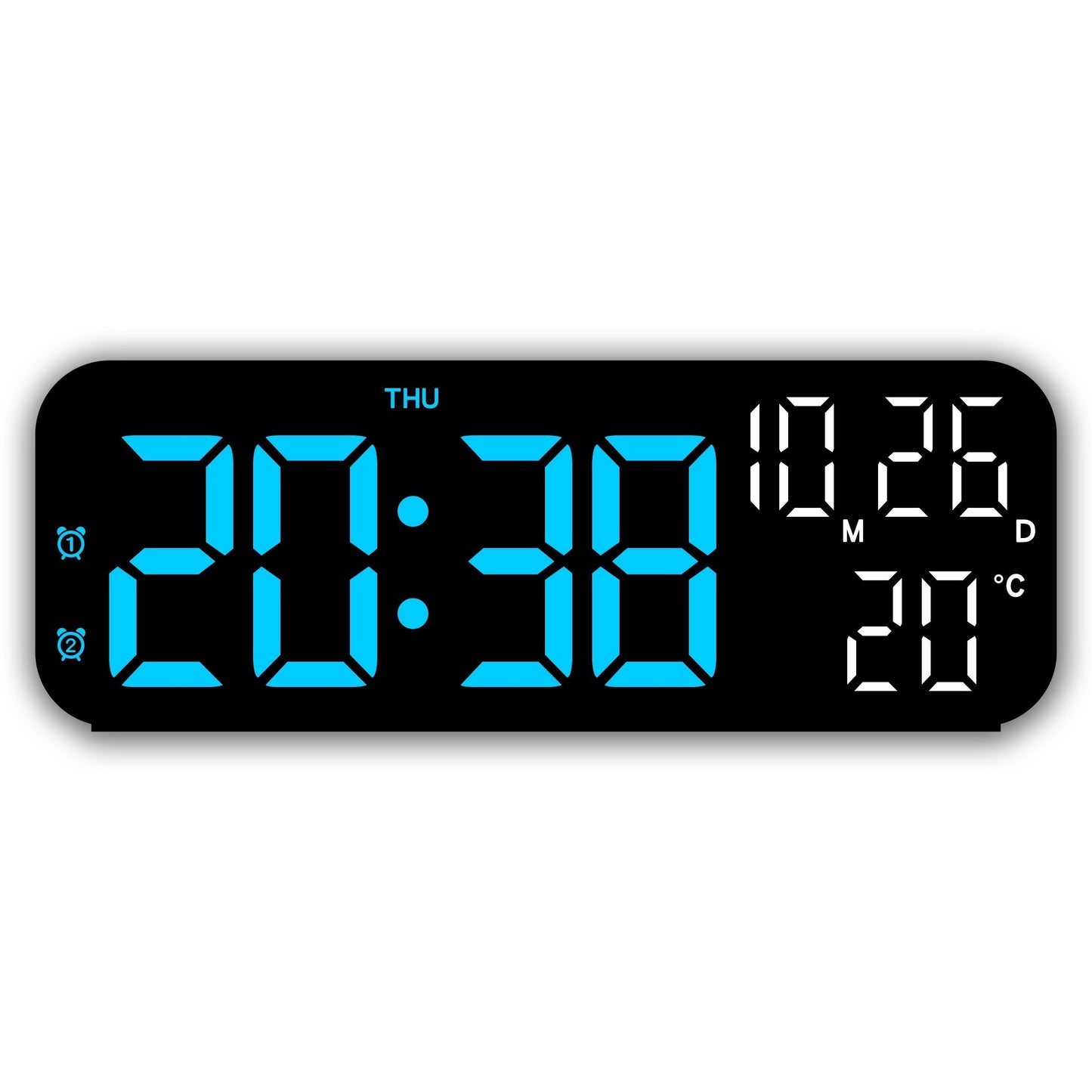 DeskTime - Stijlvolle Digitale USB Klok met Datum