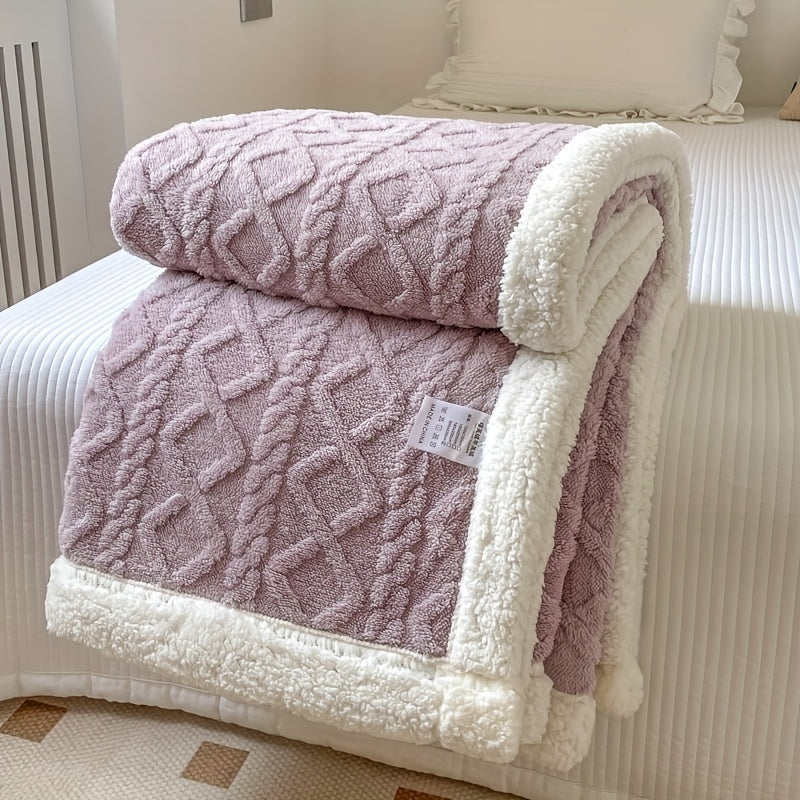 Stijlvolle Omkeerbare Fleece Deken voor Ultiem Comfort en Warmte