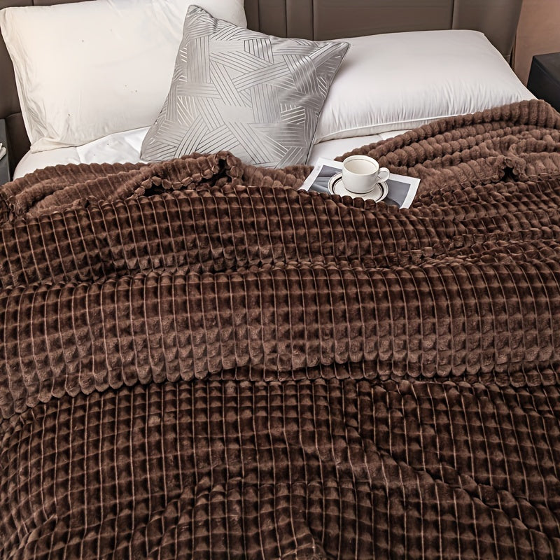 FlannelLuxe – Zachte Fleece Deken voor Comfort