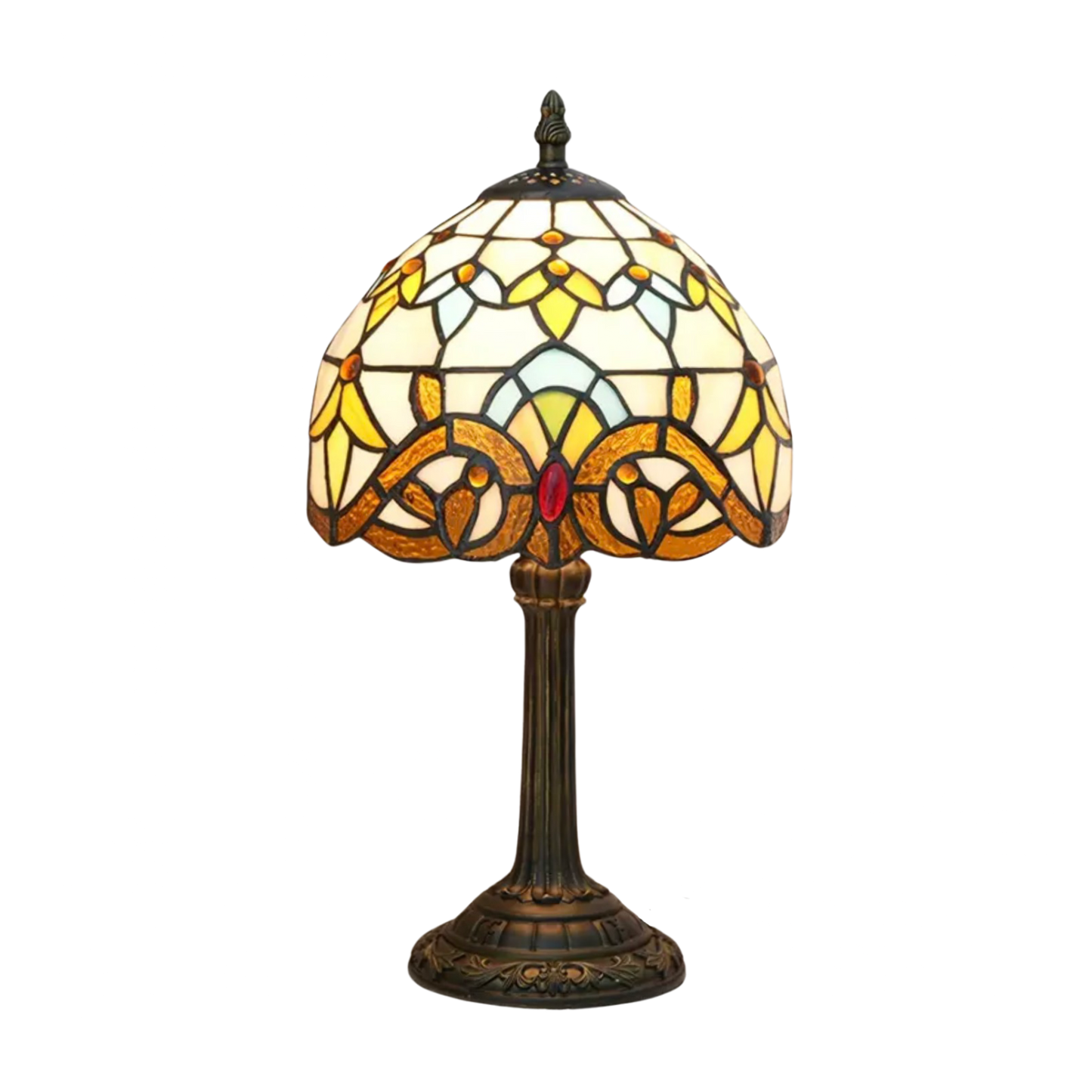 VerreMystique – Tijdloze Tiffany Lamp voor Sfeervol Licht