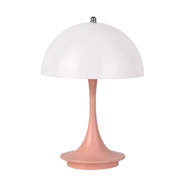 LumièreRose - Charmante Retro Tafellamp met Dimbare LED