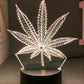 HempGlow - 3D Acryl Tafellamp Nachtverlichting