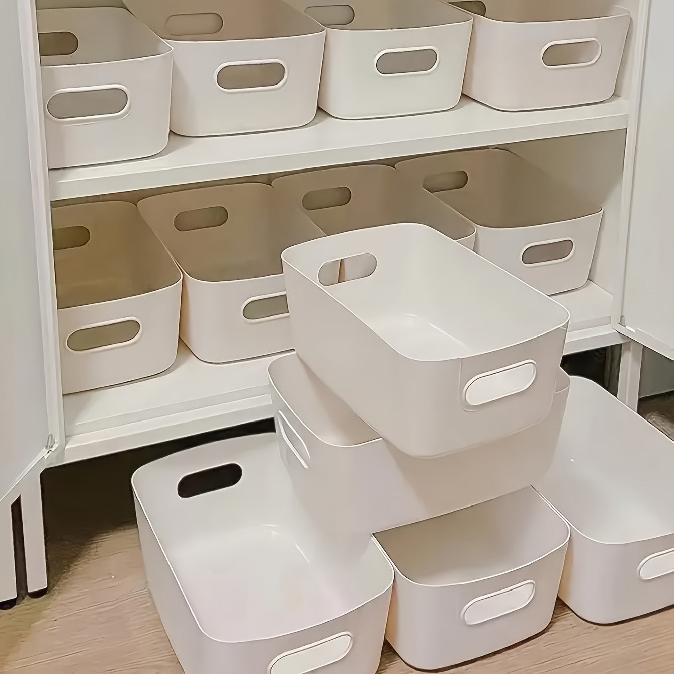 OrganiseerGemak - Set van 10 Wandopbergdozen voor Cosmetica en Snacks