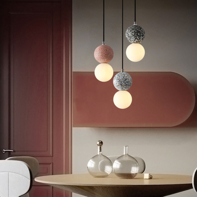 Aurora Glow - Luxe LED Hanglamp in Zwart/Wit