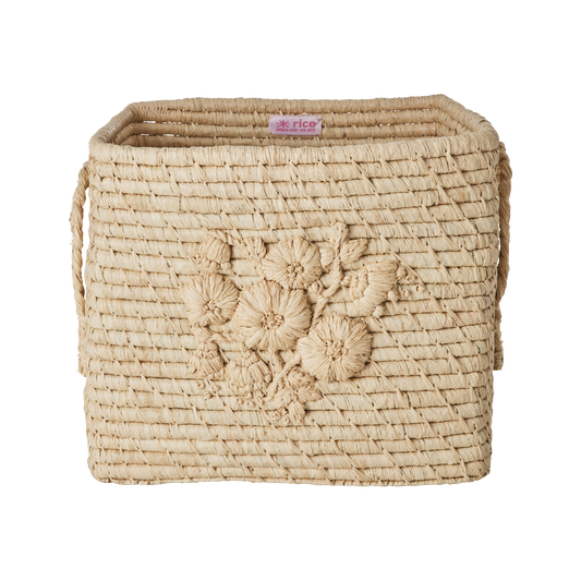 RaffiaCraft - Handgemaakte Opbergmand met Uniek Design