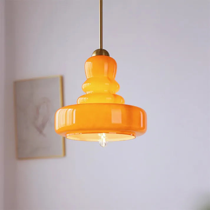 VerreCylindre Plafondlamp - Luxe Glazen Hanglamp met Modern Design