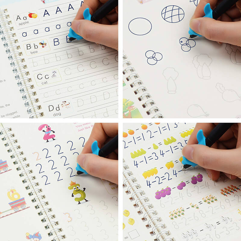 ScribbleJoy Boek - Herbruikbaar Educatief Schrijfboek voor Kinderen