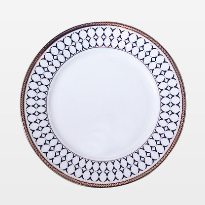 VertexSet – Luxe Blauwe Bordenset voor Eettafel