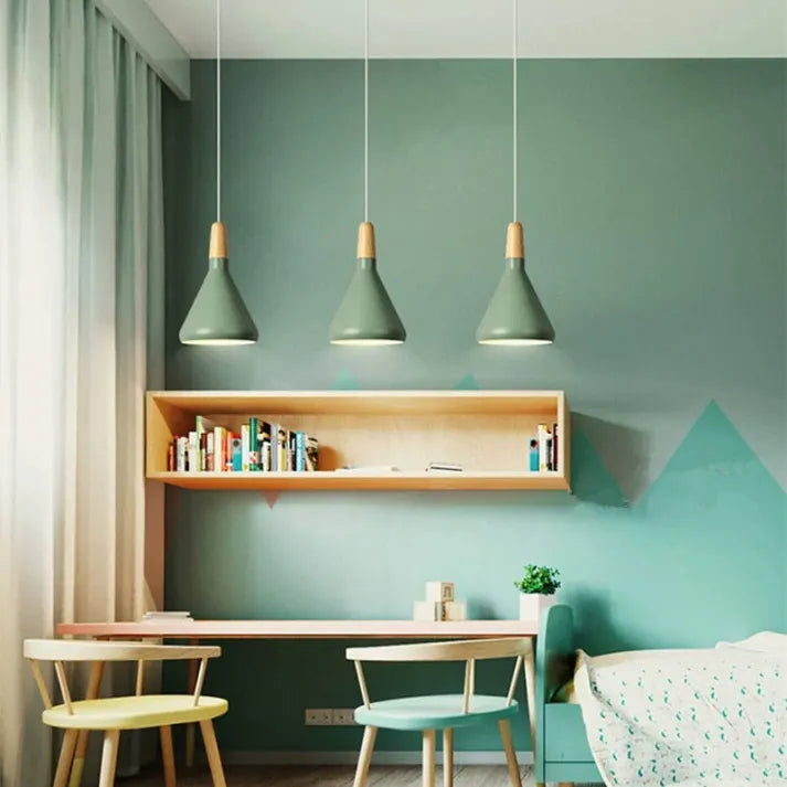 Chic Macaron Plafondlamp - Speelse Elegantie voor Elk Interieur