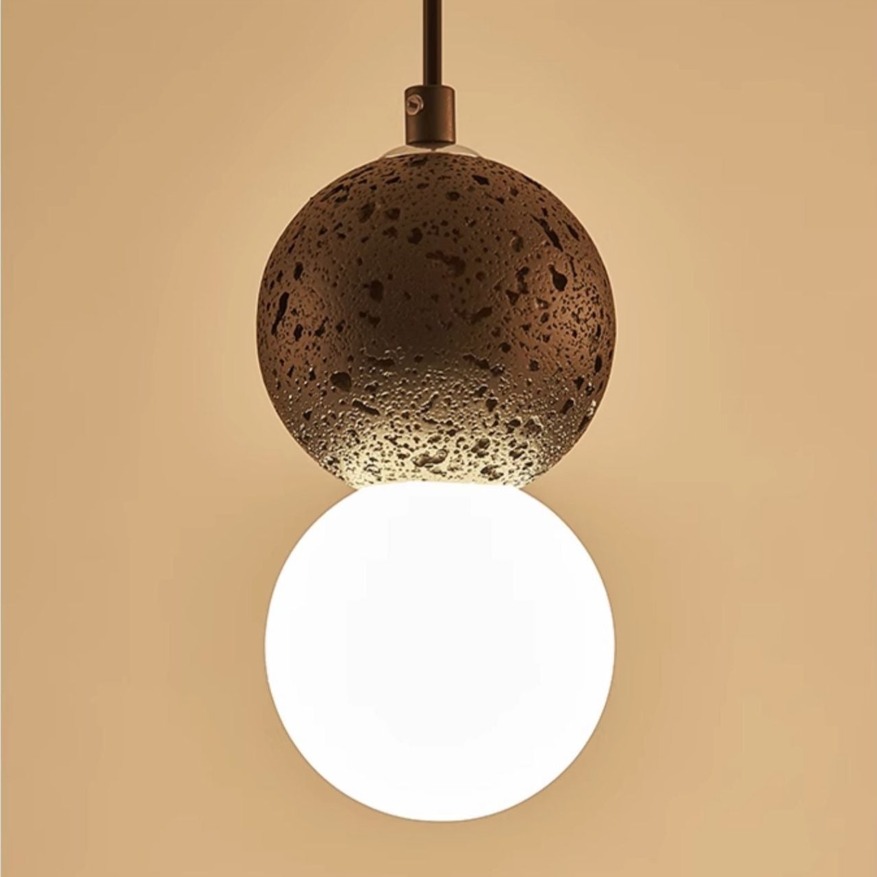 ValentinaGlow Pendant - Elegante Glazen LED Hanglamp voor Eigentijdse Interieurs