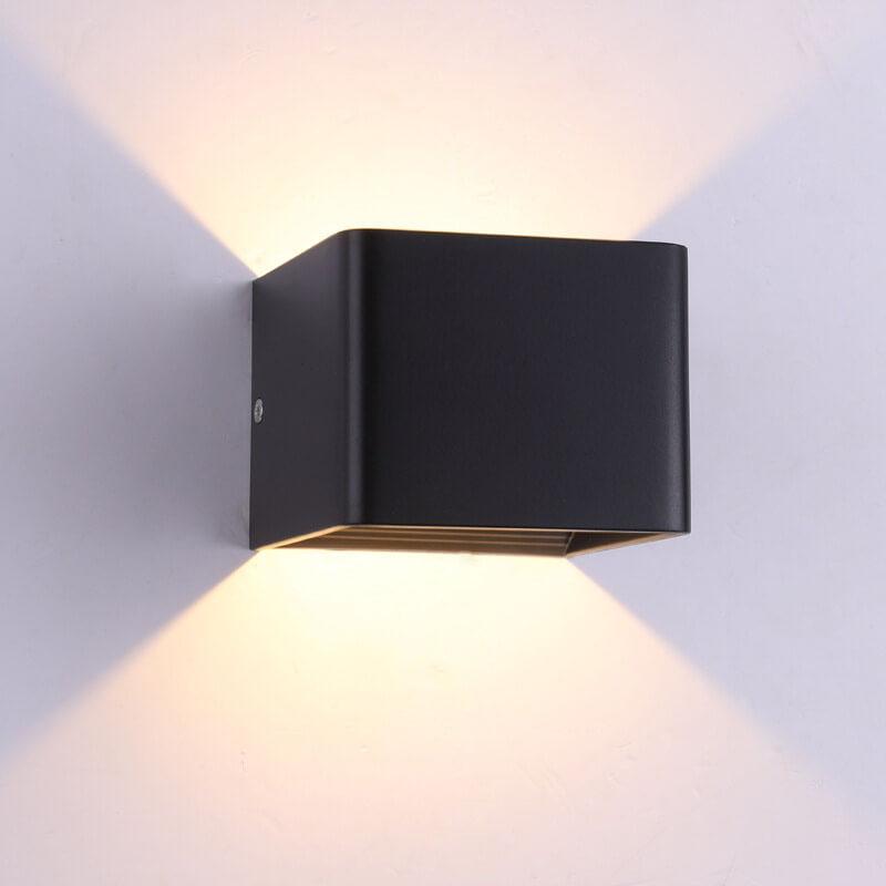 LuminSquare - Vierkante Mini Wandlamp van Aluminium