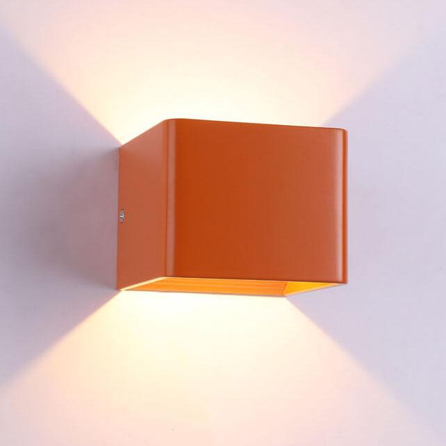 LuminSquare - Vierkante Mini Wandlamp van Aluminium