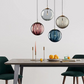 Elegante Glazen Bol Hanglamp voor Luxe Interieurs