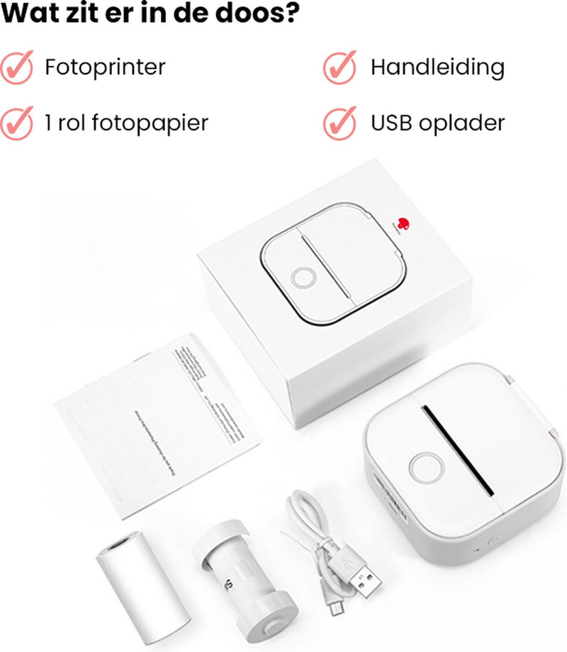 Pocket Printer™ - Inclusief één gratis rolletje!