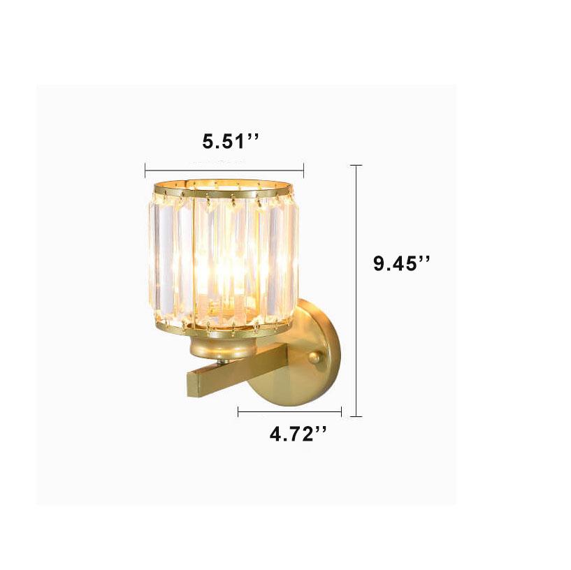 Luxe Kristallen Wandlamp voor Modern Interieur – LED Verlichting