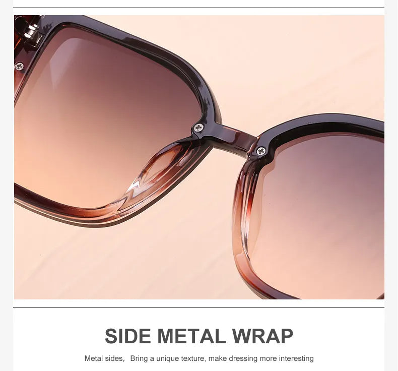 BillieShade - Trendy Vierkante Retro Zonnebril