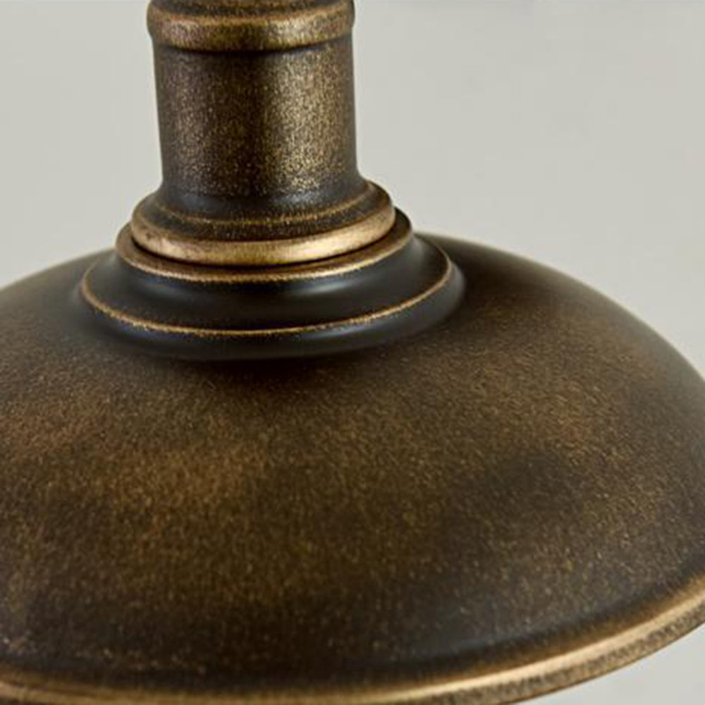 Alessio Vintage Geïnspireerde Komvormige Antiek Messing Waterdichte Buitenwandlamp - IP65 Geclassificeerd