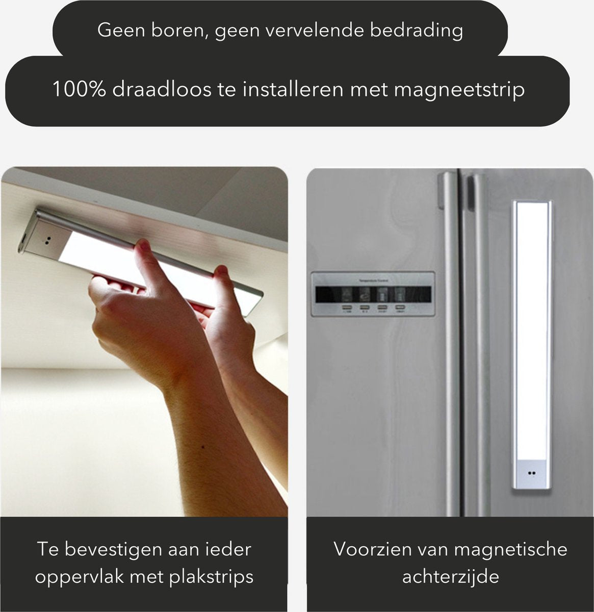 Draadloze Motion Lichtstrip - Verlicht jouw huis zonder bedrading!