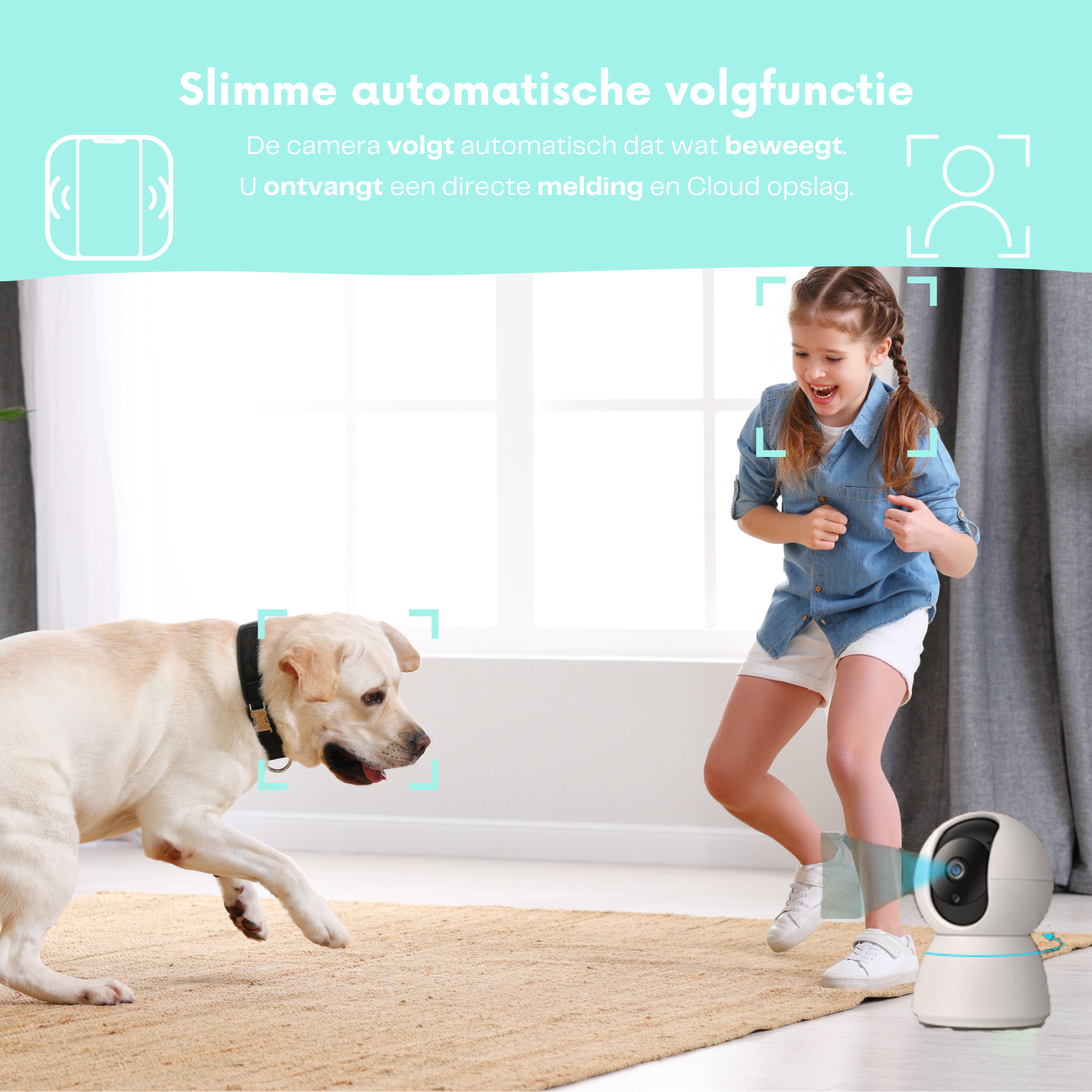 Premiumpets Slimme Camera - Blijf Verbonden met je Huisdier