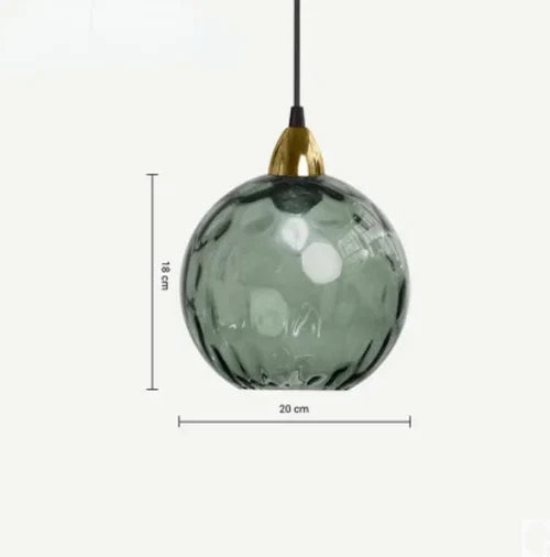 LumiSphere Pendant Light – Elegante Glazen Bolverlichting