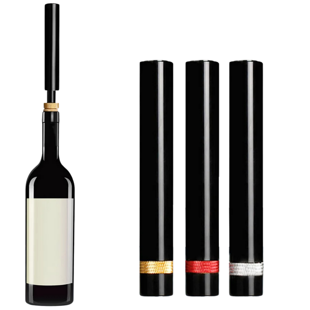 CorkMaster – Luxe Luchtdruk Wijnopener voor Gemakkelijk Gebruik