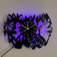 HuskyVinyl Clock – Rustieke Wandklok met Husky Design