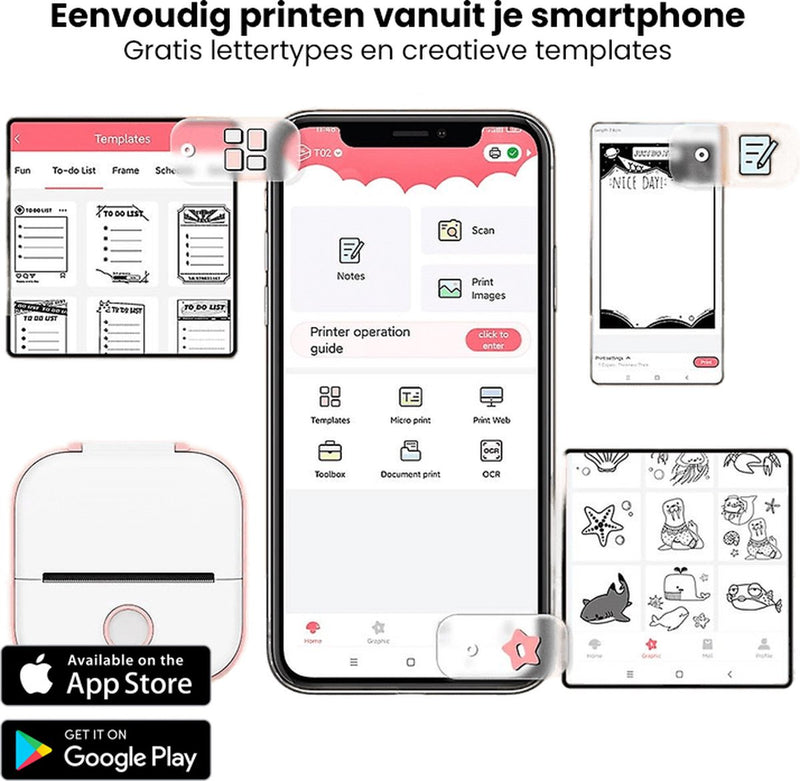 Pocket Printer™ - Inclusief één gratis rolletje!