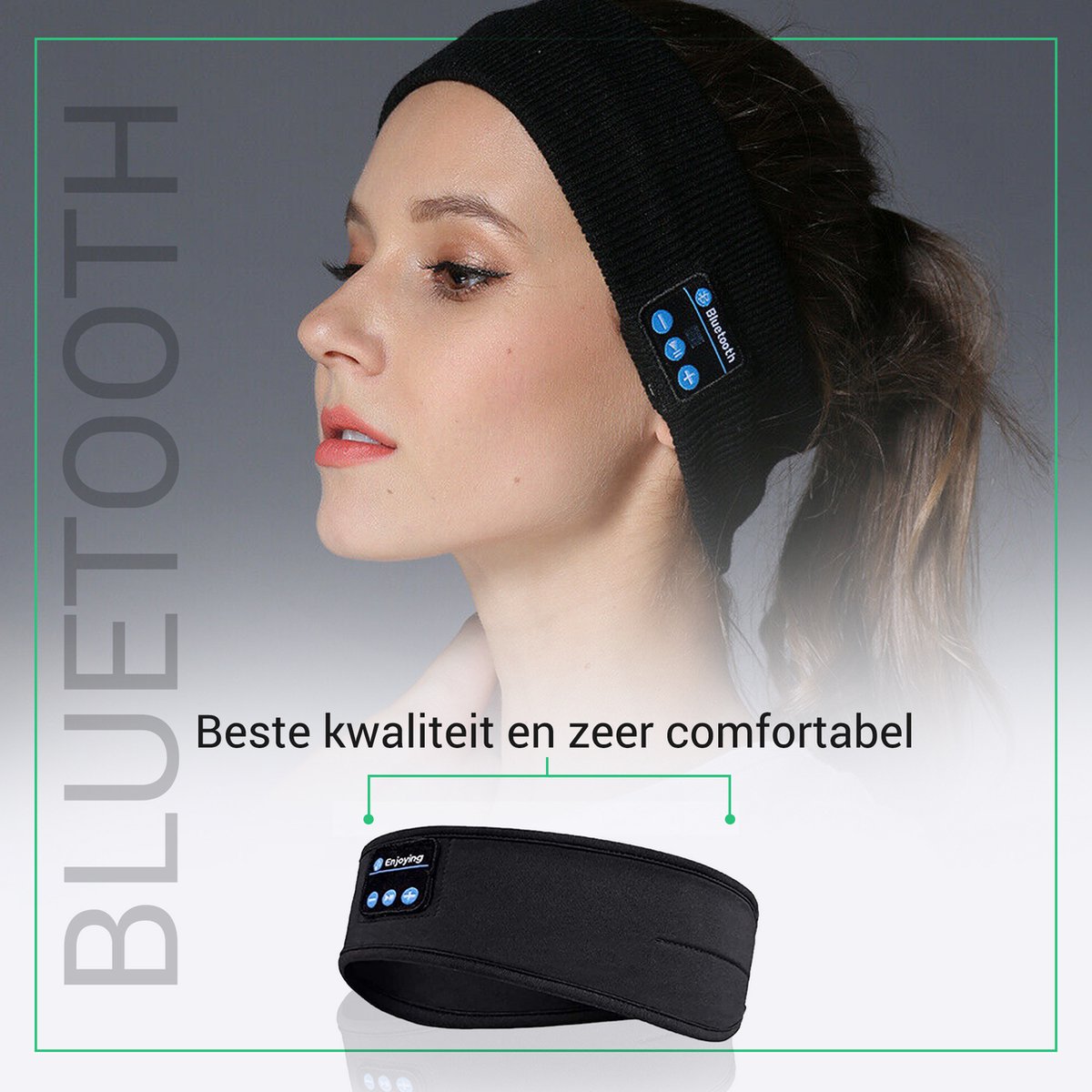 SleepWave™ - Slimme Bluetooth Slaapband voor Diepe Rust