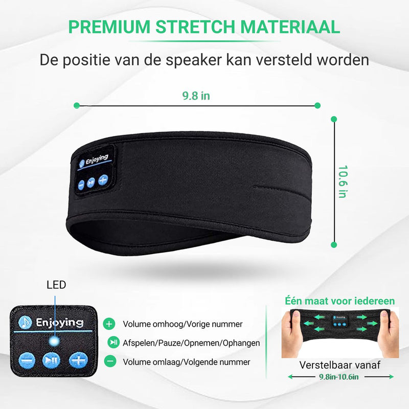 SleepWave™ - Slimme Bluetooth Slaapband voor Diepe Rust
