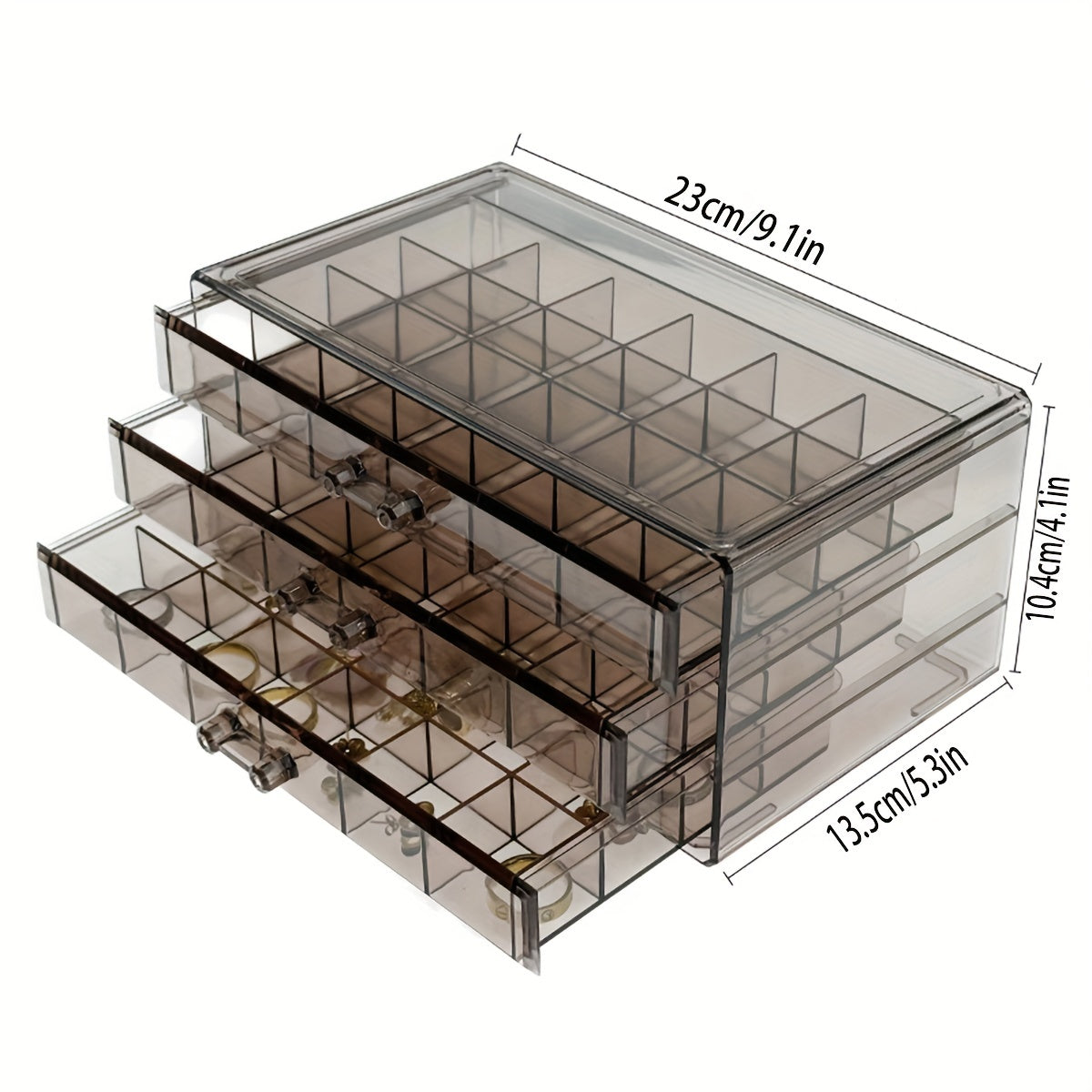 EleganceBox - Luxe Sieraden Organizer met 72 Vakken