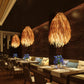 RattanGlow Pendant - Elegante Rieten Hanglamp met Aziatische Invloeden