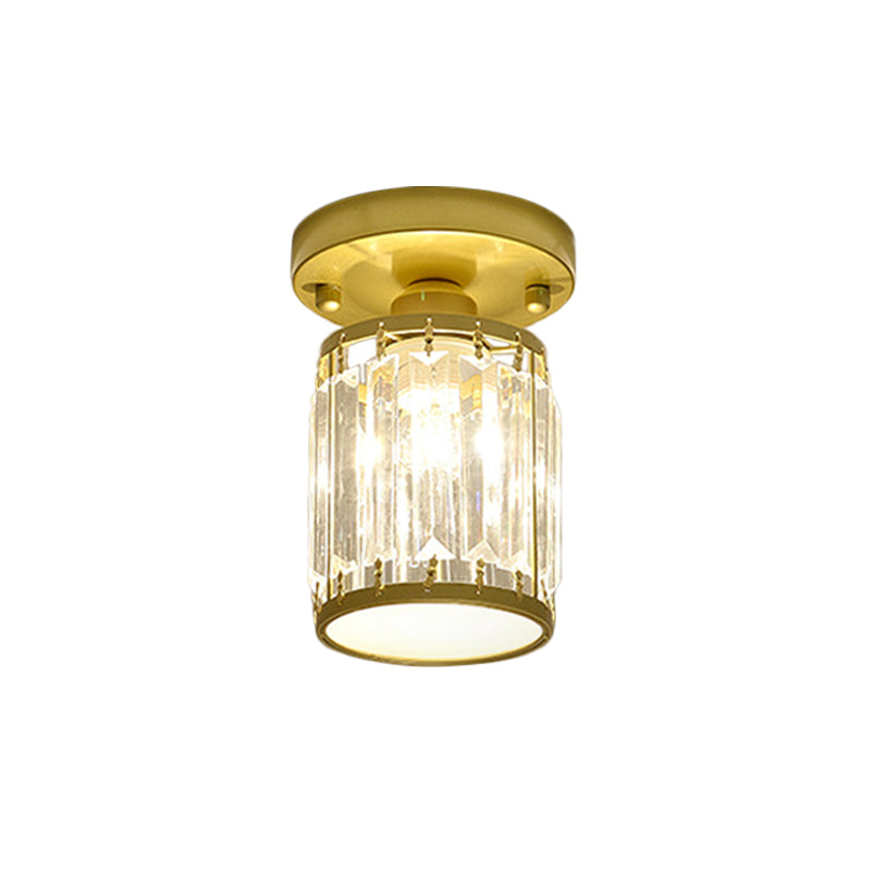 CrystalLuxe – Zwart-Gouden Kristallen Plafondlamp