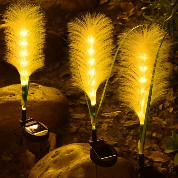 SunReed – Stijlvolle Rieten Buitenverlichting voor de Tuin