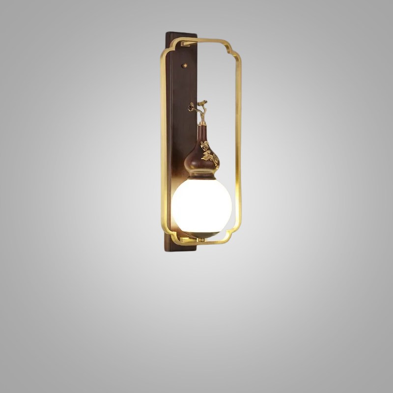 BrassGlow Wall Lamp - Elegante Messing Wandverlichting