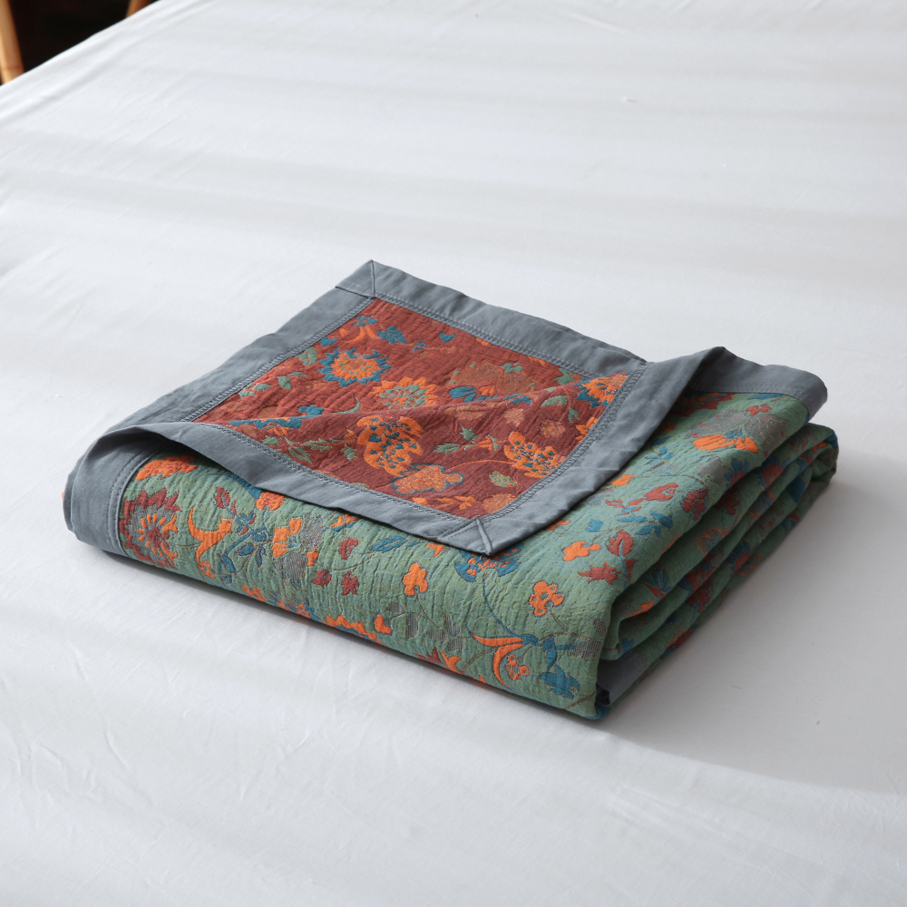 Gothel™ Retro Bloemendeken – Luxe Vintage Sfeer