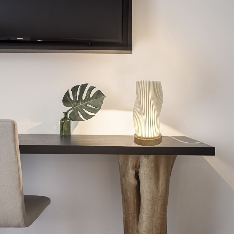 CozyLight – Dimbare LED Nachtlamp met Hout