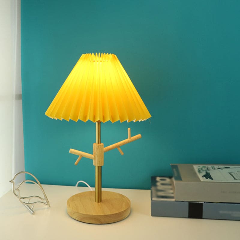 GloShine - Scandinavische Nachtlamp met Opbergplank