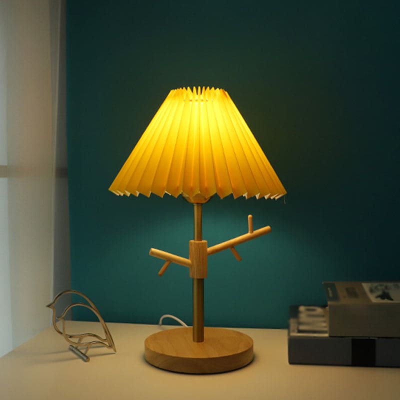 GloShine - Scandinavische Nachtlamp met Opbergplank