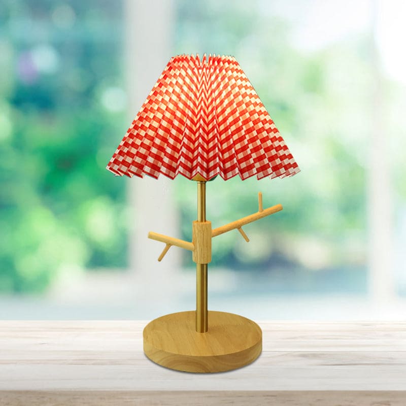 GloShine - Scandinavische Nachtlamp met Opbergplank