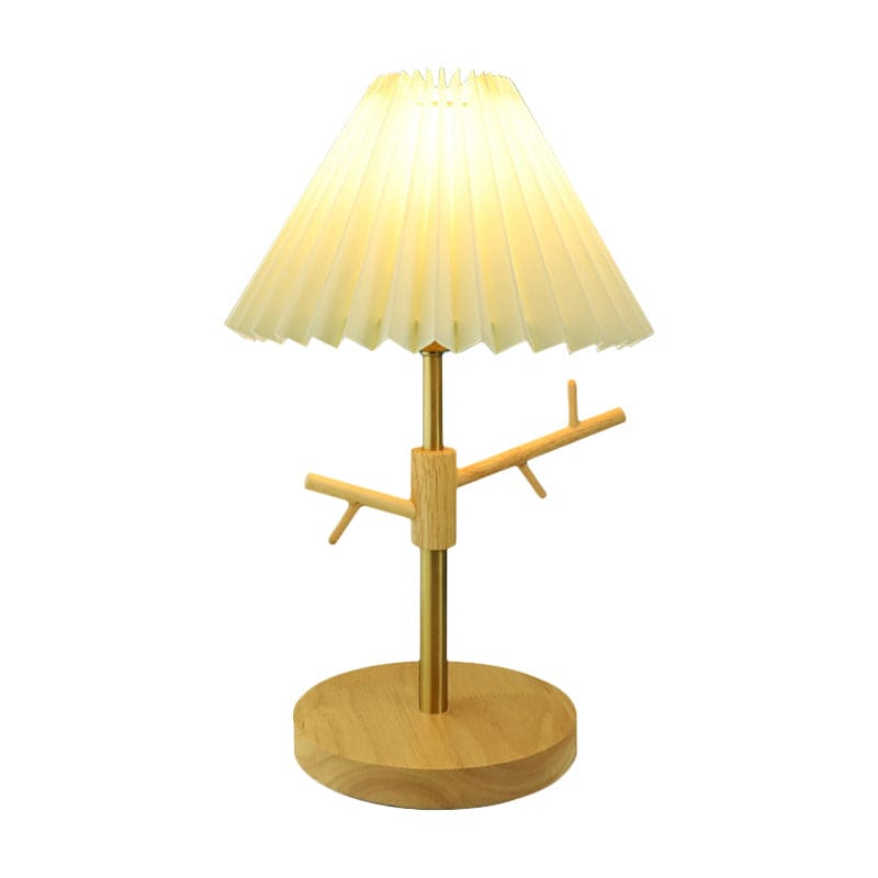 GloShine - Scandinavische Nachtlamp met Opbergplank