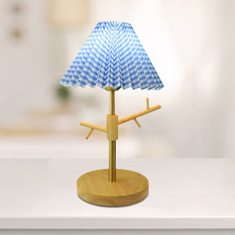 GloShine - Scandinavische Nachtlamp met Opbergplank