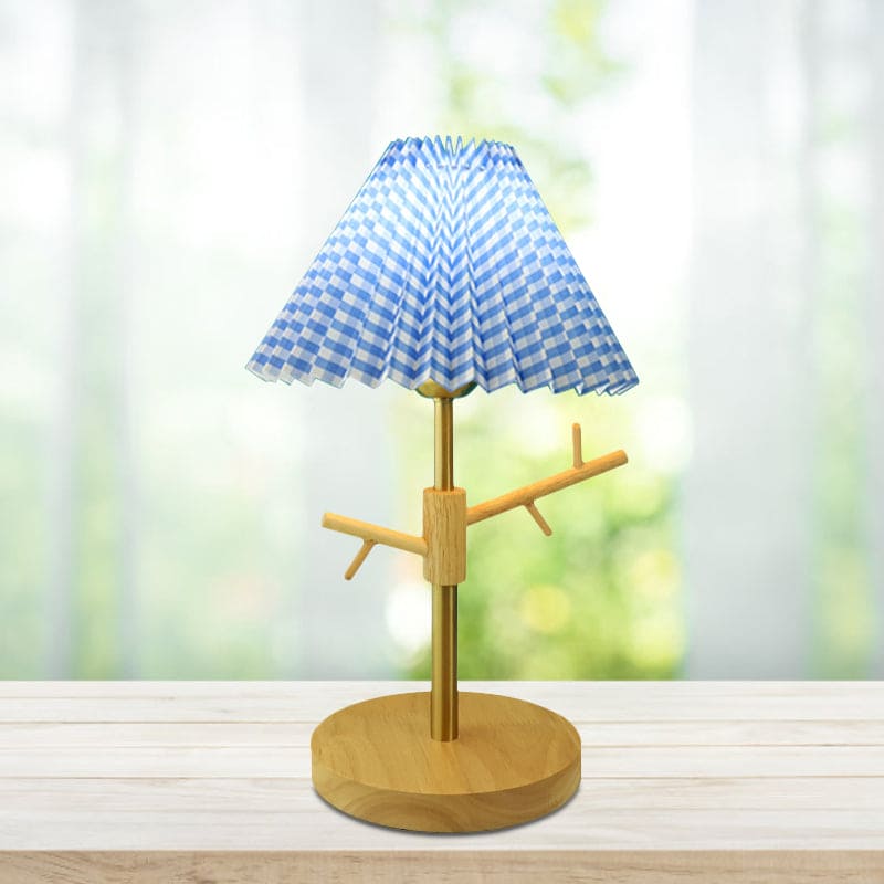 GloShine - Scandinavische Nachtlamp met Opbergplank