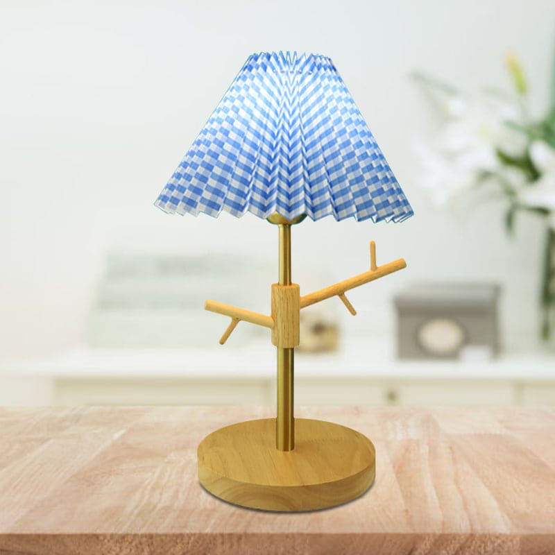 GloShine - Scandinavische Nachtlamp met Opbergplank