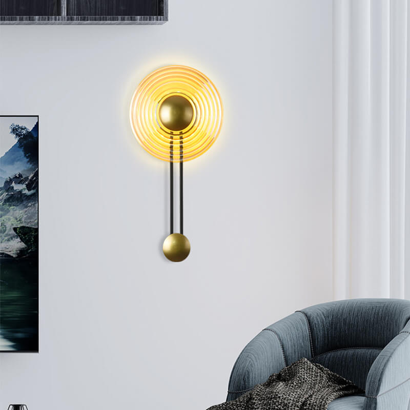 AuraLight – Strakke LED Wandlamp in Zwart