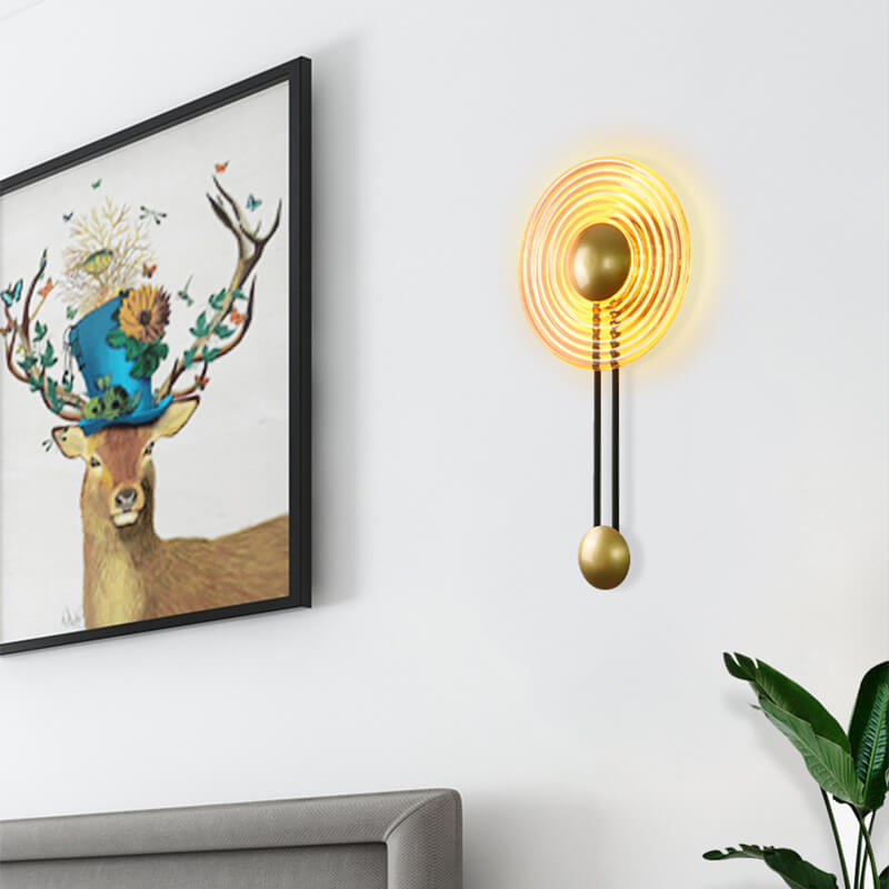 AuraLight – Strakke LED Wandlamp in Zwart