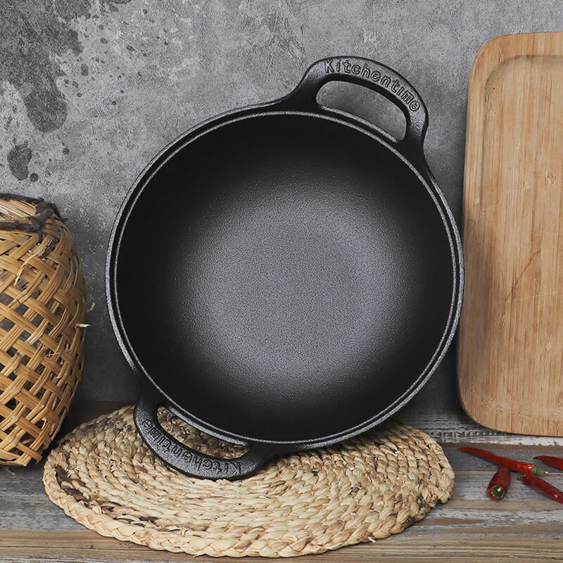 CastePrima Pan - Duurzaam Antiaanbak & Houten Deksel